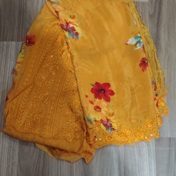 Crepe Saree